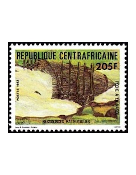 Centrafrcaine N° 598 Neuf **