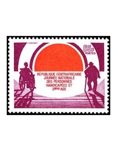 Centrafrcaine N° 599 Neuf **