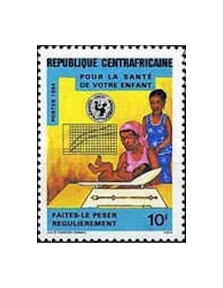 Centrafrcaine N° 636 Neuf **