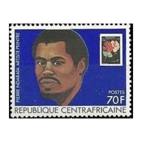 Centrafricaine N° 444B Neuf *