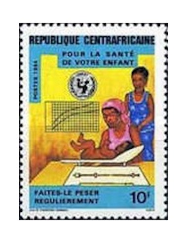 Centrafrcaine N° 636 Neuf *