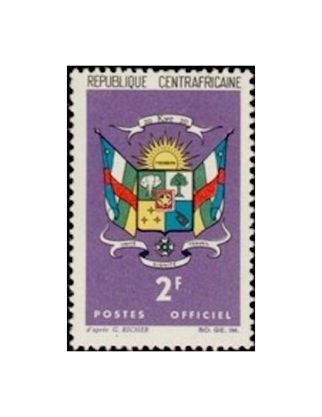Centrafrcaine SERV N° 2 Neuf *