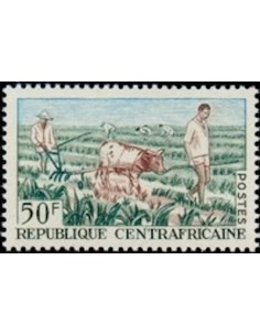 Centrafrcaine N° 44 Obli
