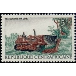 Centrafricaine N° 103 Obli