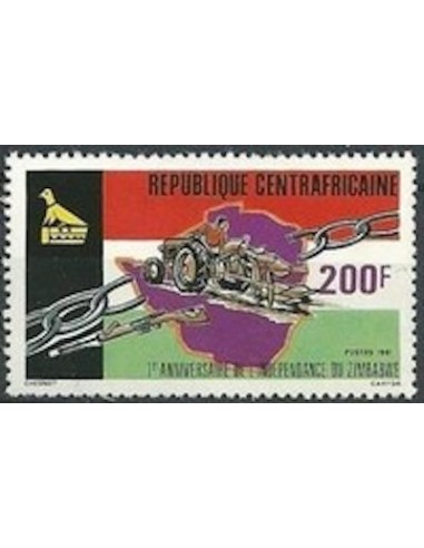 Centrafrcaine N° 456 Obli
