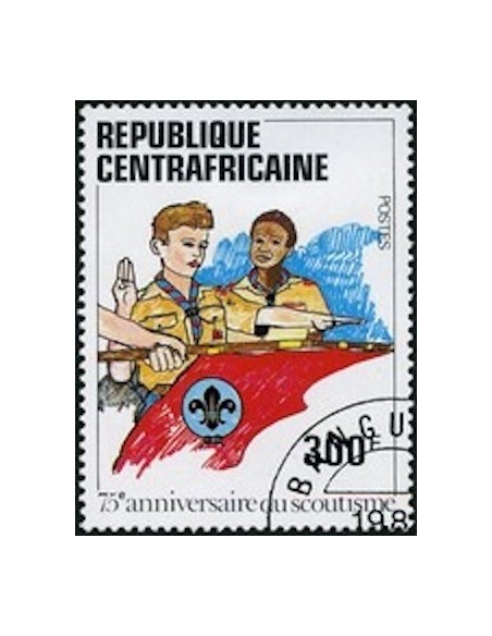 Centrafrcaine N° 494 Obli