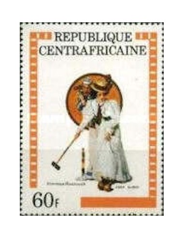Centrafrcaine N° 500 Obli