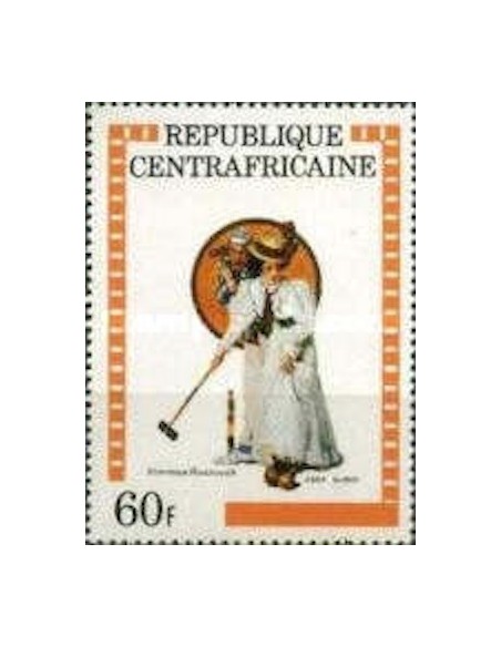 Centrafrcaine N° 500 Obli