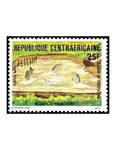 Centrafrcaine N° 594 Obli