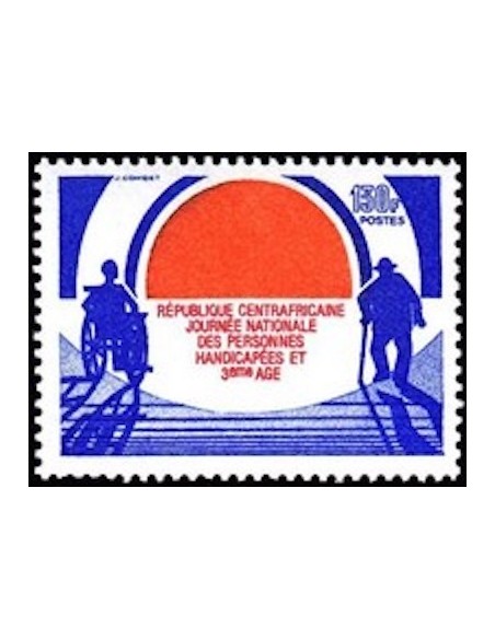 Centrafrcaine N° 600 Obli