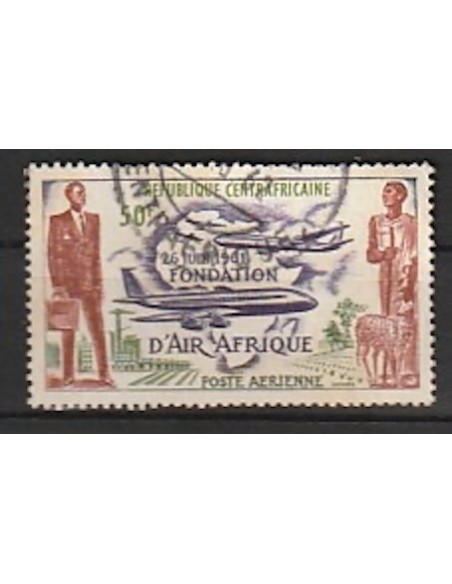 Centrafrcaine PA N° 5 Obli