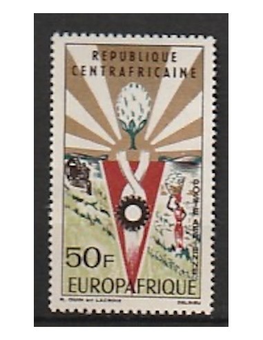 Centrafrcaine PA N° 34 Obli