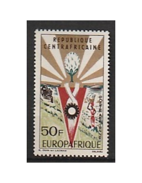 Centrafrcaine PA N° 34 Obli