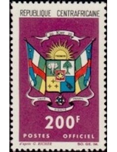 Centrafrcaine SERV N° 10 Obli