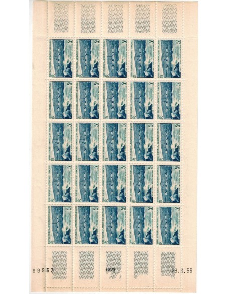 Feuille du TAAF N° 4 ** x 25