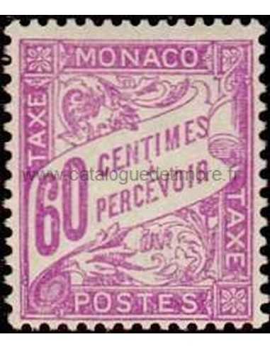 Monaco TA Neuf ** N° 0022