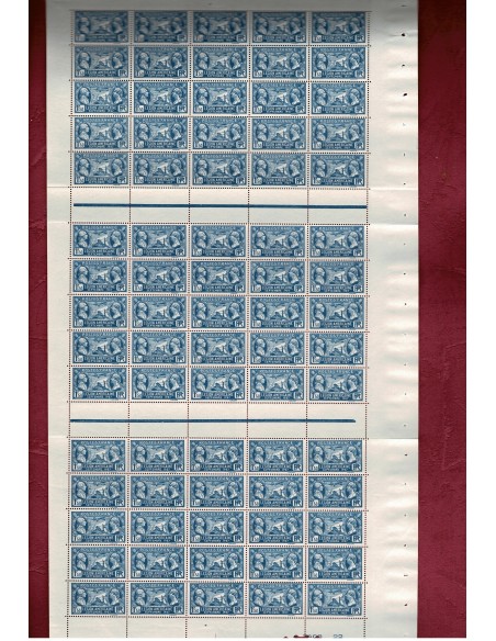 Feuille complete du N° 245 X 75 Neuf **