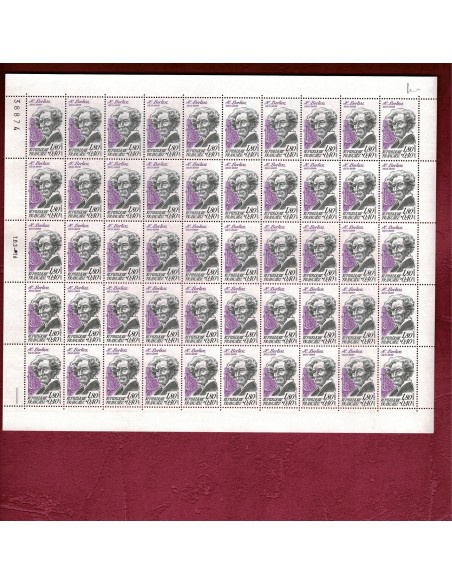 Feuille complete du N° 2281 X 50 Neuf **