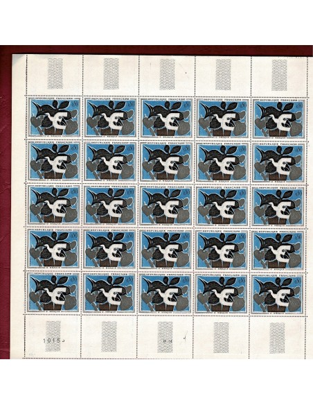 Feuille complete du N° 1319 X 25 Neuf **