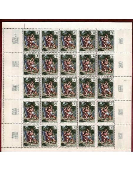 Feuille complete du N° 1376 X 25 Neuf **