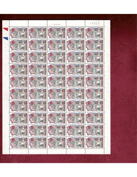 Feuille complete du N° 2565 X 50 Neuf **