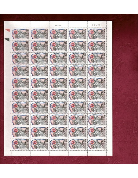 Feuille complete du N° 2569 X 50 Neuf **