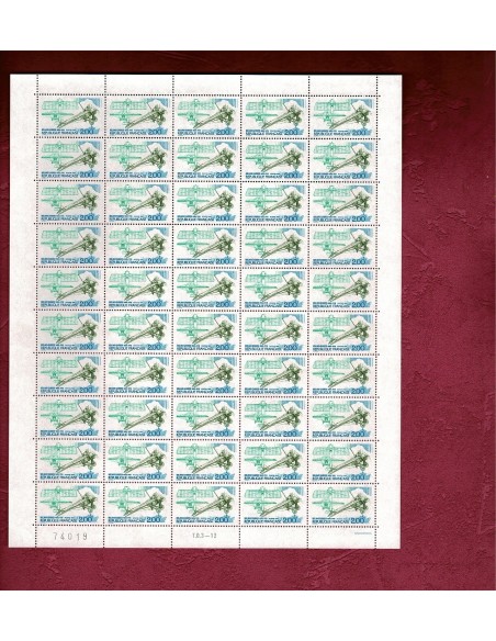 Feuille complete du N° 2544 X 50 Neuf **