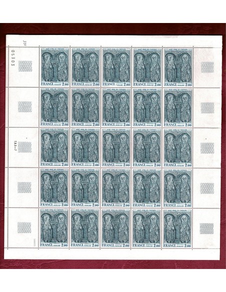 Feuille complete du N° 1867 X 25 Neuf **