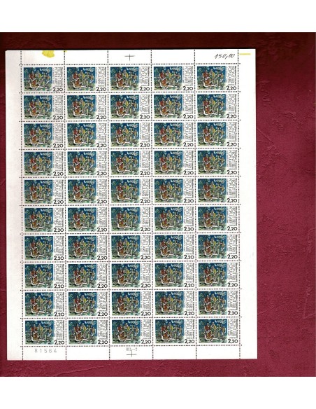 Feuille complete du N° 2394 X 50 Neuf **