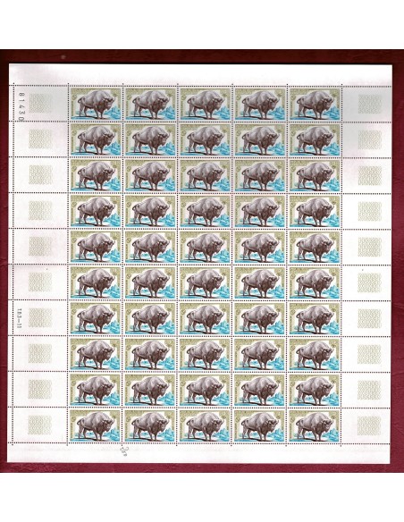 Feuille complete du N° 1795 X 50 Neuf **