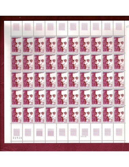 Feuille complete du N° 1785 X 50 Neuf **