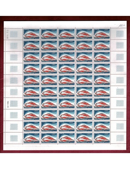 Feuille complete du N° 1802 X 50 Neuf **