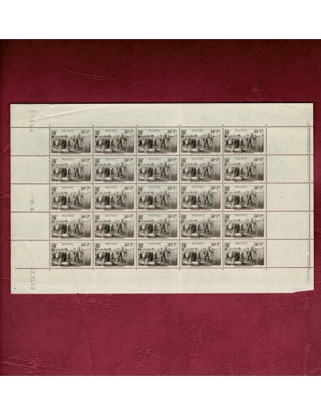 Feuille complete du N° 0466 X 25 Neuf **