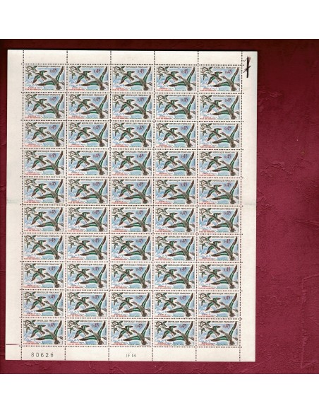 Feuille complete du N° 1275 X 50 Neuf **