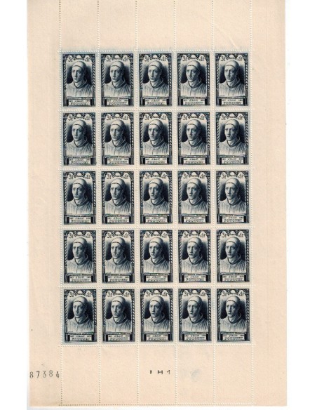 Feuille Complete du N° 0766 X25