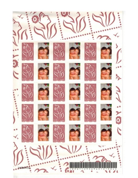 Feuille personnalisee N° 3969Aa