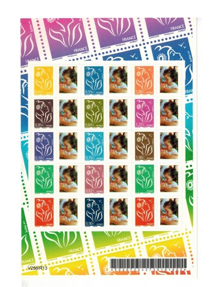 Feuille personnalisee N° 3925P1