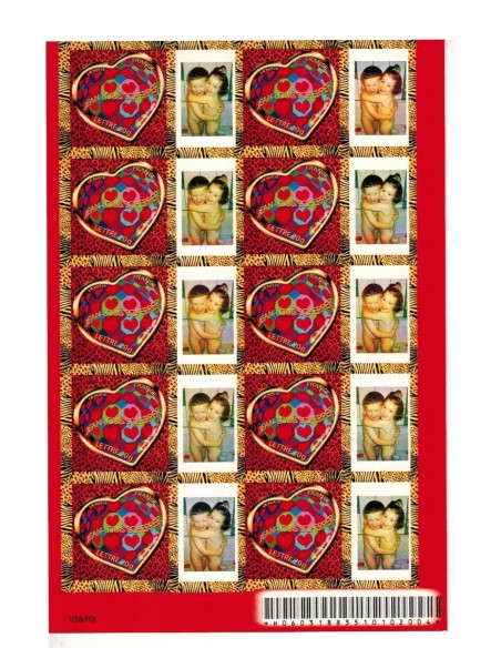 Feuille personnalisee N° 3863A