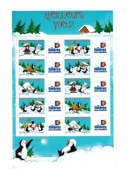 Feuille personnalisee N° 3853A1