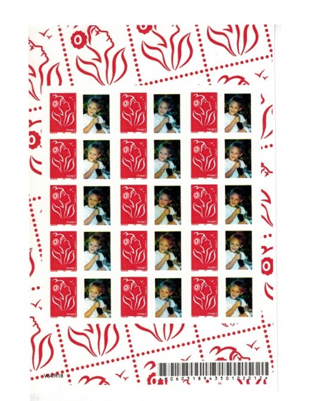 Feuille personnalisee N° 3744B