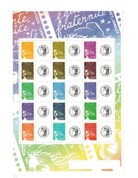 Feuille personnalisee N° 3688Ba2