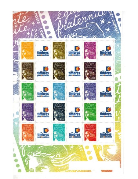 Feuille personnalisee N° 3688Ba1