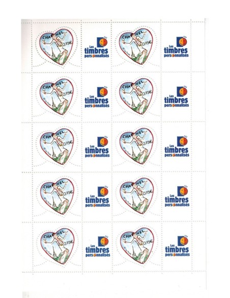 Feuille personnalisee N° 3633Aa1