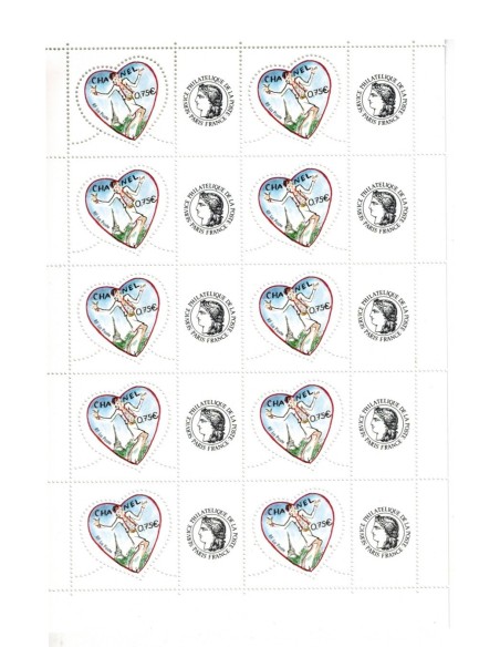 Feuille personnalisee N° 3633Aa2