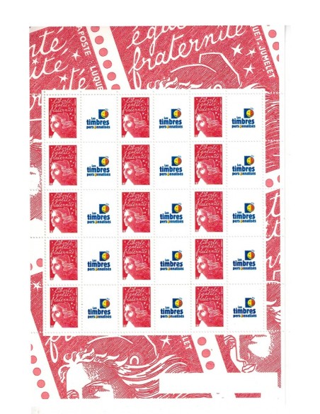 Feuille personnalisee N° 3587A1