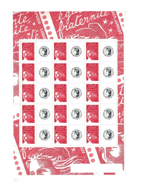 Feuille personnalisee N° 3587A2