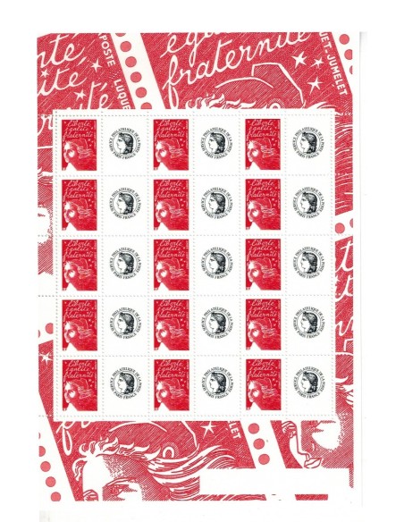 Feuille personnalisee N° 3417A2