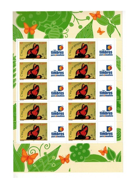 Feuille personnalisee N° 3635Aa1