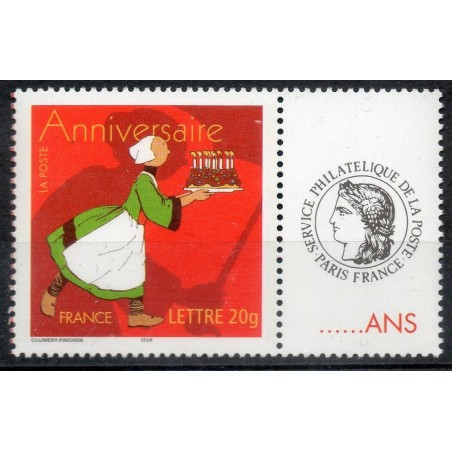 Timbre personnalise N° 3778A