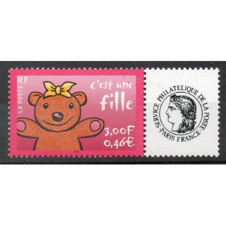 Timbre personnalise N° 3432/2